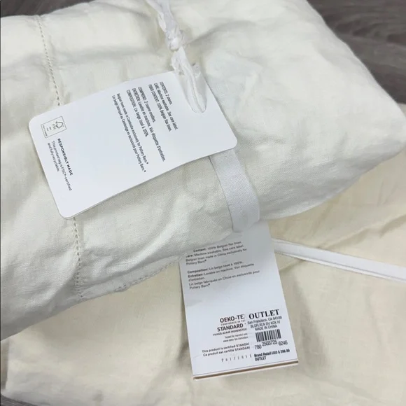 Pottery Barn Belgian Flax Linen Duvet Cover - Picture 4 of 4